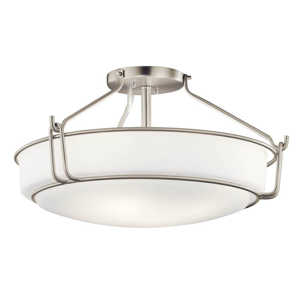 Kichler Lighting 44086NI Brushed Nickel Semi Flush 4lt Image 2