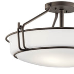 Kichler Lighting 44086OZ Olde Bronze Semi Flush 4lt Image 8