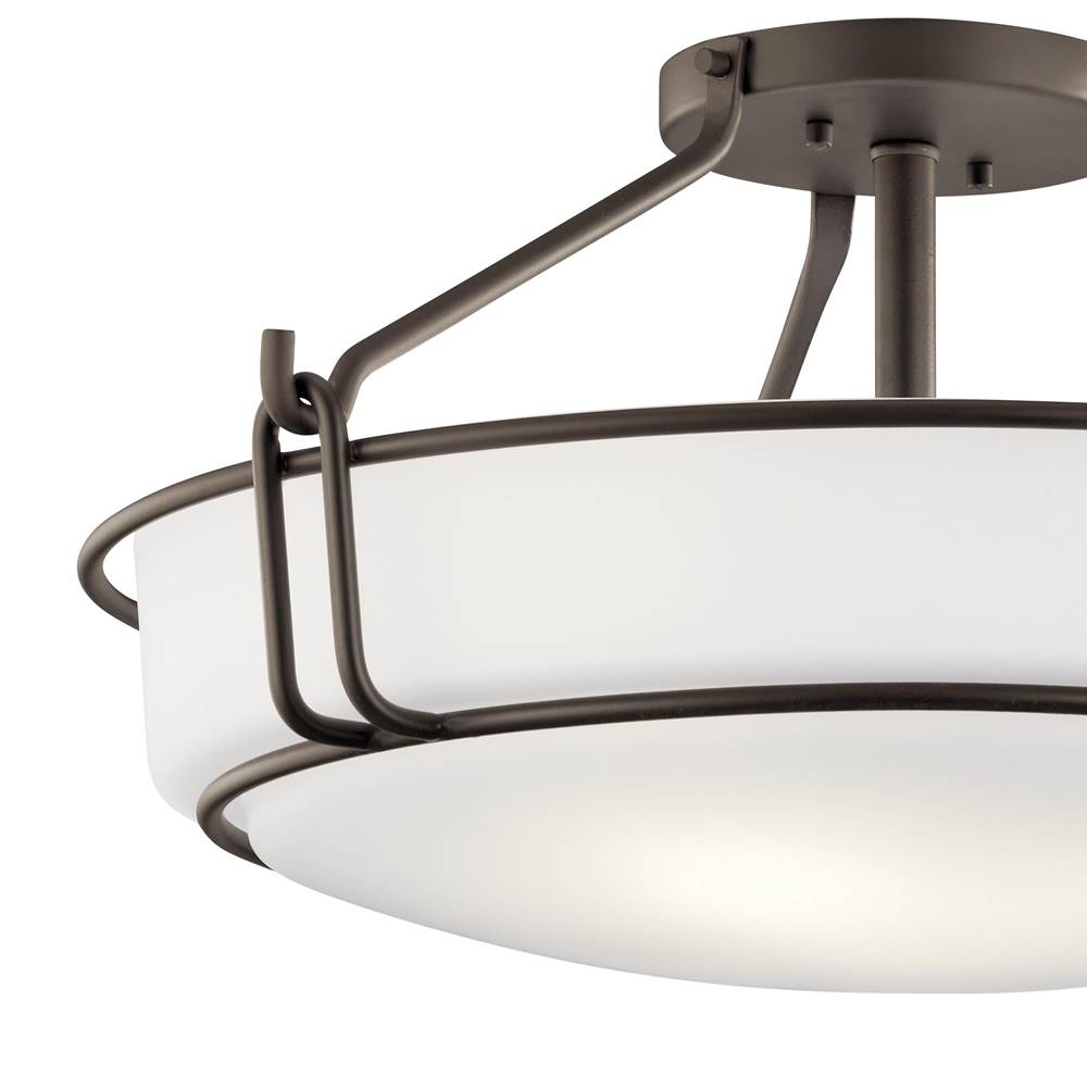 Kichler Lighting 44086OZ Olde Bronze Semi Flush 4lt Image 8