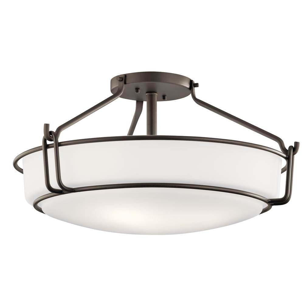 Kichler Lighting 44086OZ Olde Bronze Semi Flush 4lt Image 2