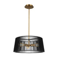 Kichler Lighting Linara 18'' 3 Light Pendant Black