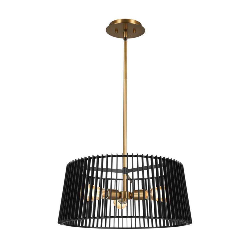 Kichler Lighting Linara 18'' 3 Light Pendant Black