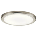 Kichler Lighting 44248NILED40 Brushed Nickel Flush Mount 13 Inch Round Image 1