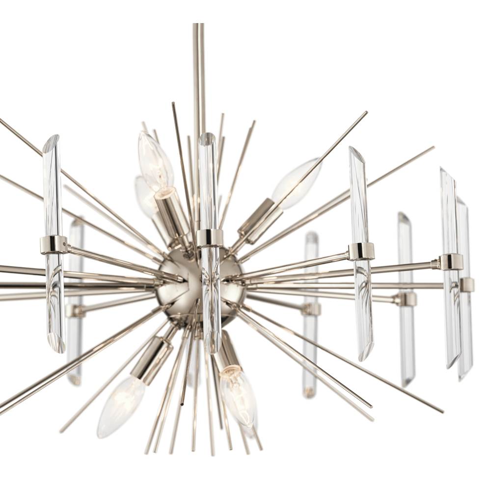 Kichler Lighting 44275PN Polished Nickel Chandelier 6lt Image 2