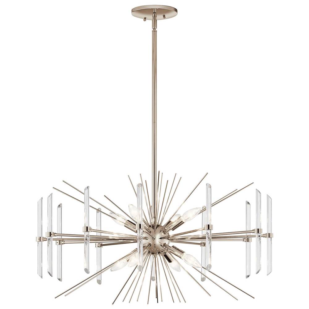 Kichler Lighting 44276PN Polished Nickel Chandelier 8lt Image 1