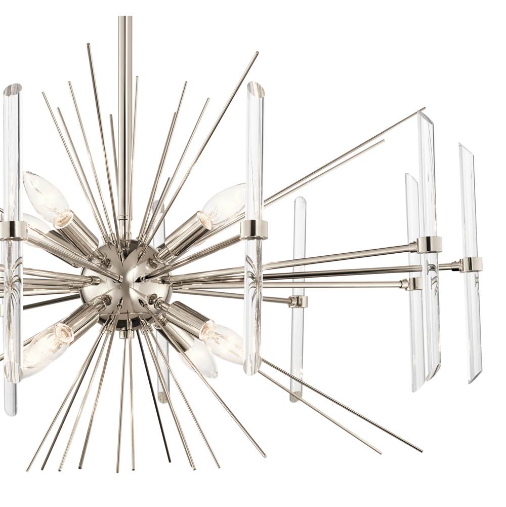 Kichler Lighting 44276PN Polished Nickel Chandelier 8lt Image 4