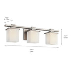 Kichler Lighting 45151AP Antique Pewter Bath 3lt Image 3