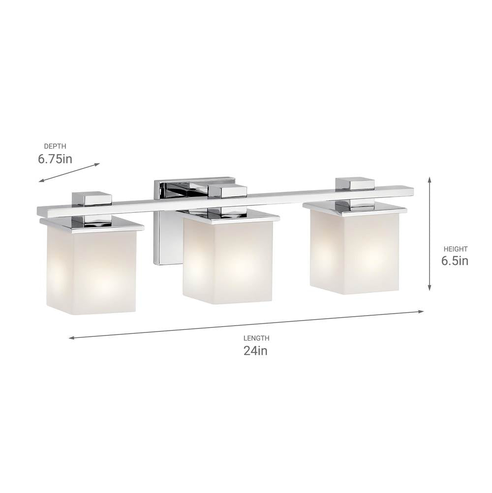Kichler Lighting 45151CH Chrome Bath 3lt Image 5