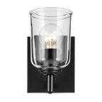 Kichler Lighting Shailene 5'' 1-light Wall Sconce With Clear Glass In Black