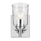 Kichler Lighting Shailene 5'' 1-light Wall Sconce With Clear Glass In Black