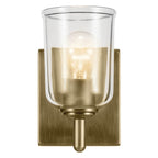 Kichler Lighting Shailene 5'' 1-light Wall Sconce With Clear Glass In Black