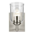 Kichler Lighting Shailene 5'' 1-light Wall Sconce With Clear Glass In Black