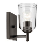 Kichler Lighting 45572OZCLR Olde Bronze Shailene 5'' 1-light Wall Sconce With Clear Glass In Olde Bronze Image 3