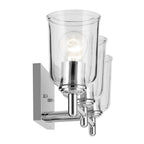 Kichler Lighting 45574CHCLR Chrome Shailene 21'' 3-light Vanity Light With Clear Glass In Chrome Image 3