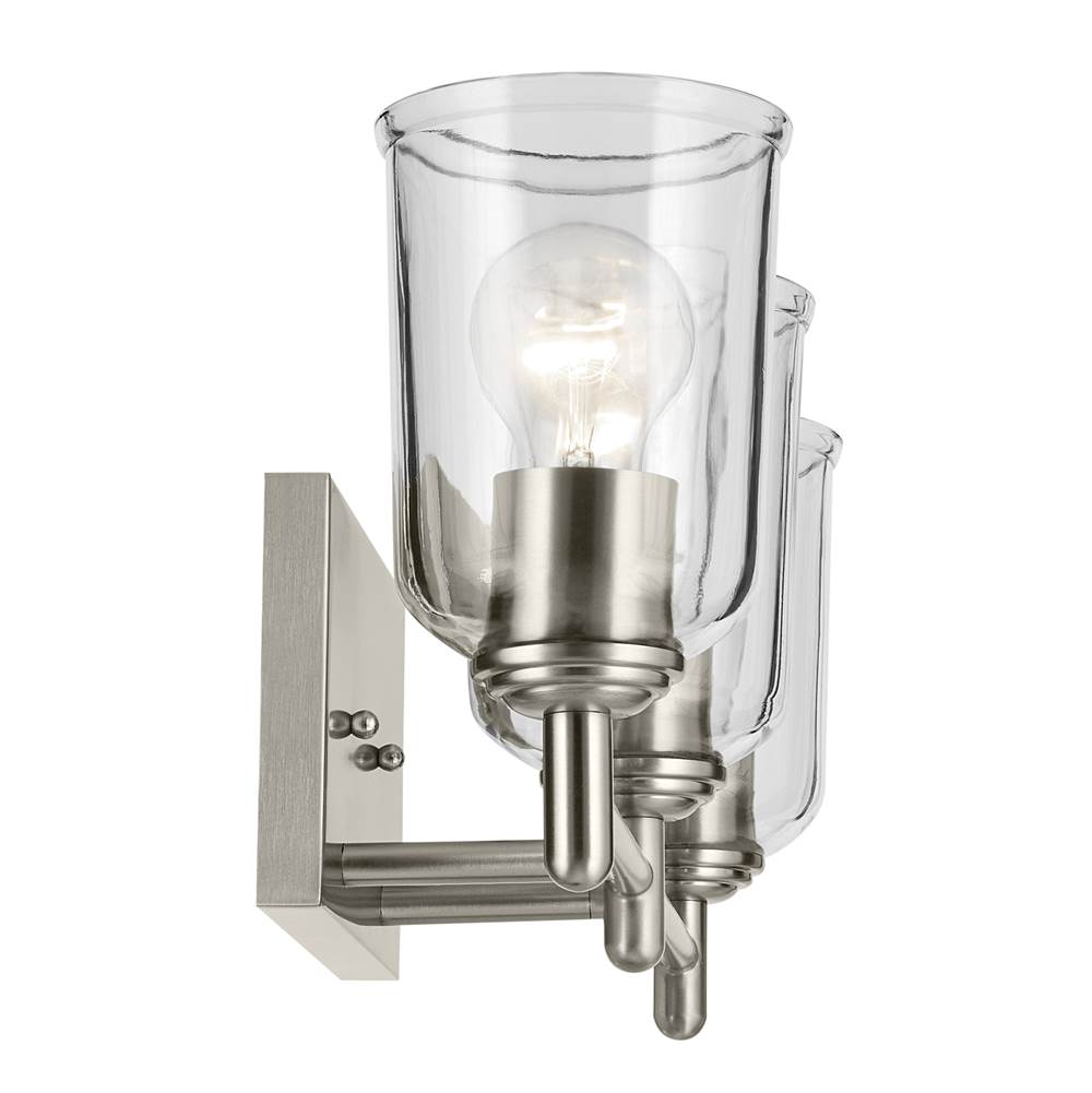 Kichler Lighting 45574NICLR Brushed Nickel Shailene 21'' 3-light Vanity Light With Clear Glass In Brushed Nickel Image 3