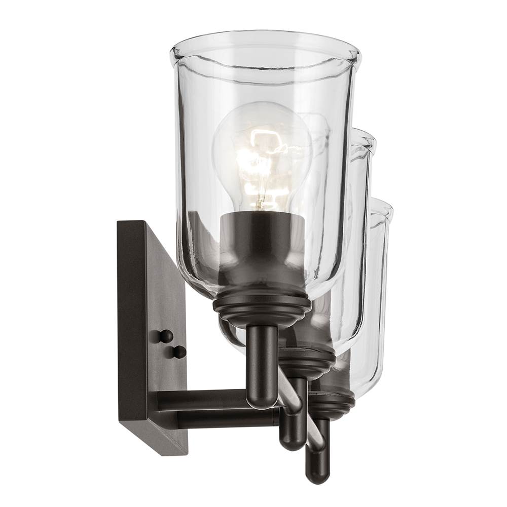 Kichler Lighting 45574OZCLR Olde Bronze Shailene 21'' 3-light Vanity Light With Clear Glass In Olde Bronze Image 3