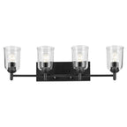 Kichler Lighting Shailene 29.75'' 4-light Vanity Light With Clear Glass In Black