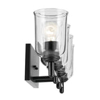 Kichler Lighting 45575BKCLR Black Shailene 29.75'' 4-light Vanity Light With Clear Glass In Black Image 3