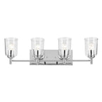 Kichler Lighting Shailene 29.75'' 4-light Vanity Light With Clear Glass In Black
