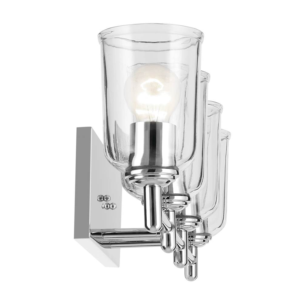 Kichler Lighting 45575CHCLR Chrome Shailene 29.75'' 4-light Vanity Light With Clear Glass In Chrome Image 3