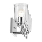 Kichler Lighting 45575CHCLR Chrome Shailene 29.75'' 4-light Vanity Light With Clear Glass In Chrome Image 3