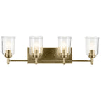Kichler Lighting Shailene 29.75'' 4-light Vanity Light With Clear Glass In Black