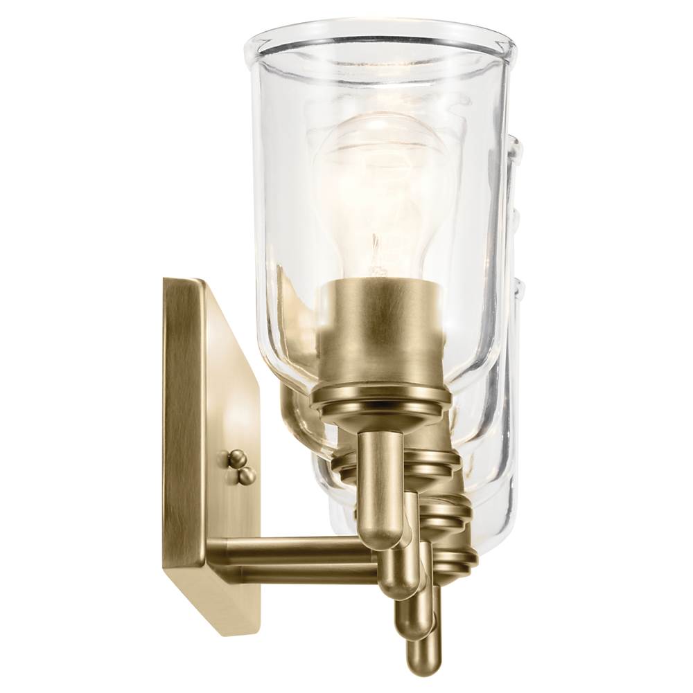 Kichler Lighting 45575NBRCLR Natural Brass Shailene 29.75'' 4-light Vanity Light With Clear Glass In Natural Brass Image 2