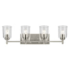 Kichler Lighting Shailene 29.75'' 4-light Vanity Light With Clear Glass In Black