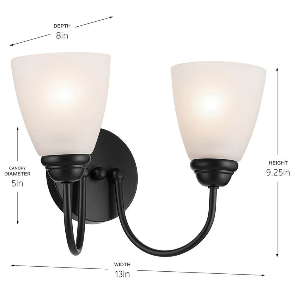 Kichler Lighting Jolie Bath 2lt
