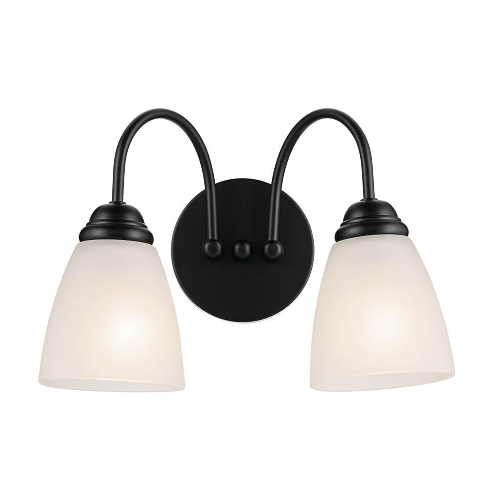 Kichler Lighting 45638BK Black Bath 2lt Image 1