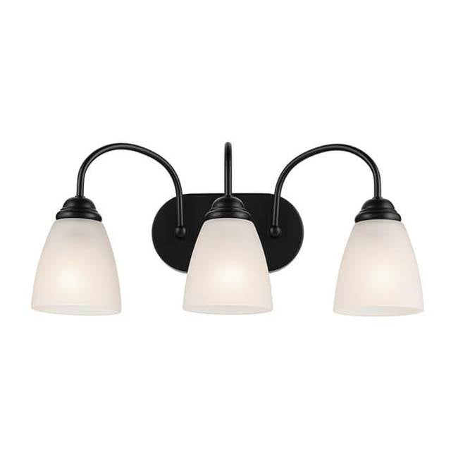 Kichler Lighting 45639BK Black Bath 3lt Image 1