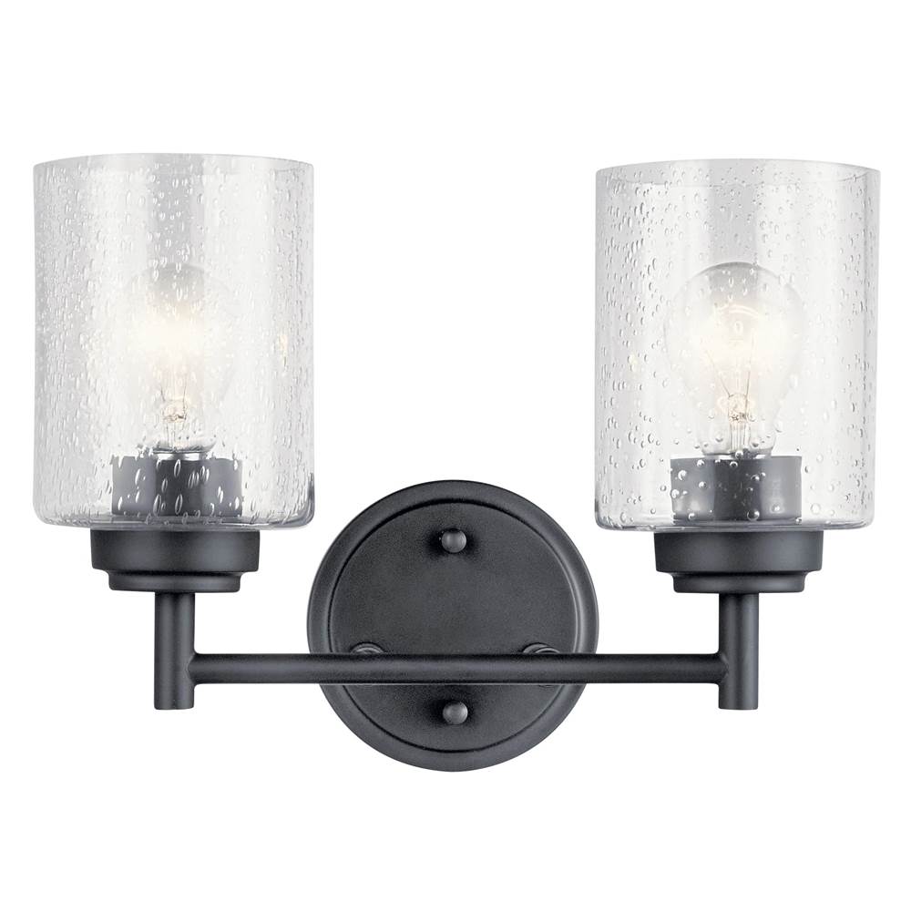 Kichler Lighting 45885BK Black Bath 2lt Image 1