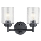 Kichler Lighting 45885BK Black Bath 2lt Image 1