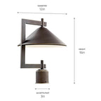 Kichler Lighting 49063OZ Olde Bronze Outdoor Post Mt 1lt Image 4