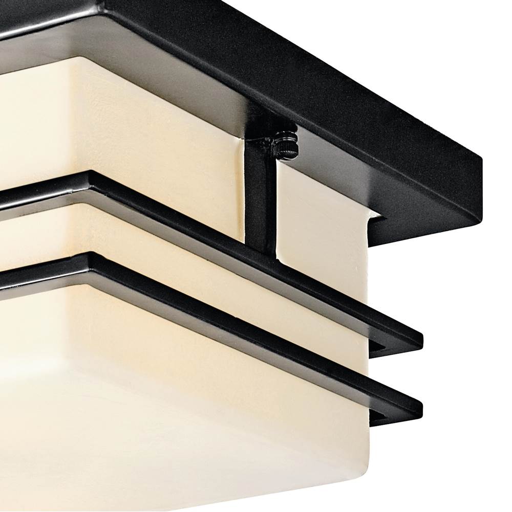 Kichler Lighting 49206BK Black Outdoor Ceiling 2lt Image 6