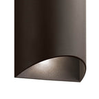 Kichler Lighting 49279AZTLED Textured Architectural Bronze Outdoor Wall 2lt Led Image 6