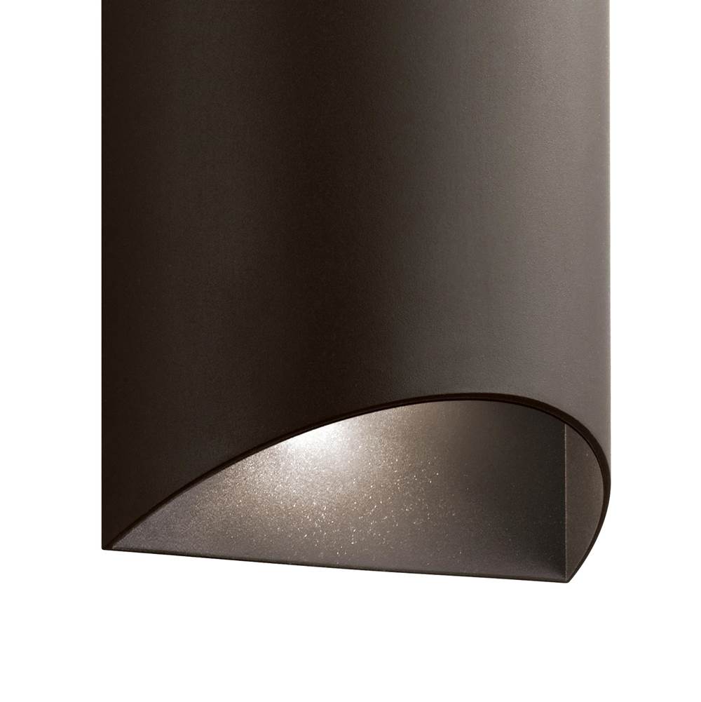 Kichler Lighting 49279AZTLED Textured Architectural Bronze Outdoor Wall 2lt Led Image 6