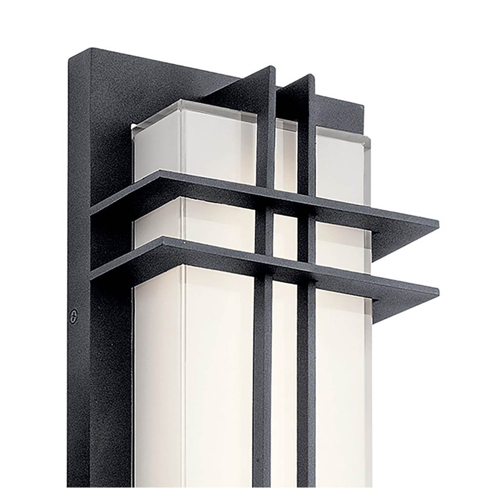 Kichler Lighting 49298BKTLED Textured Black Outdoor Wall Led Image 8