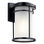 Kichler Lighting 49686BK Black Outdoor Wall 1lt Image 2