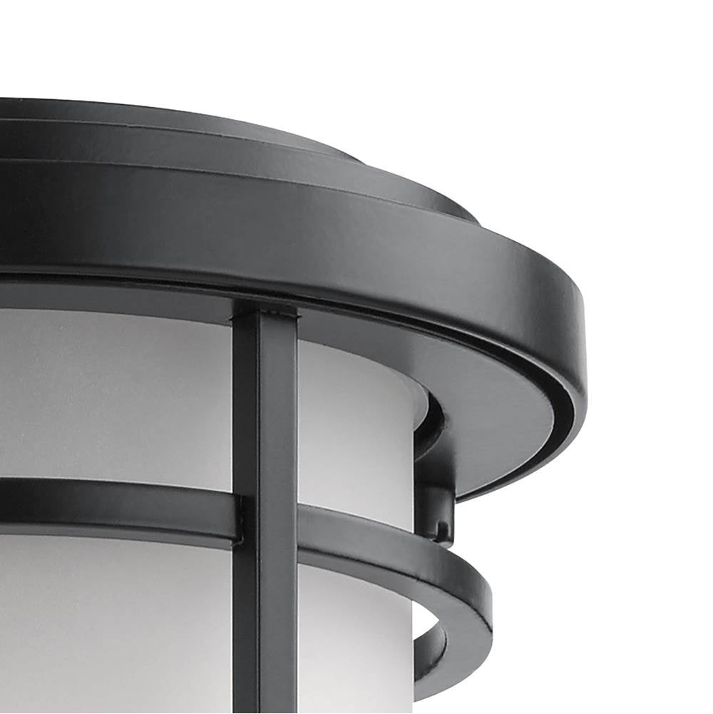 Kichler Lighting 49686BK Black Outdoor Wall 1lt Image 8