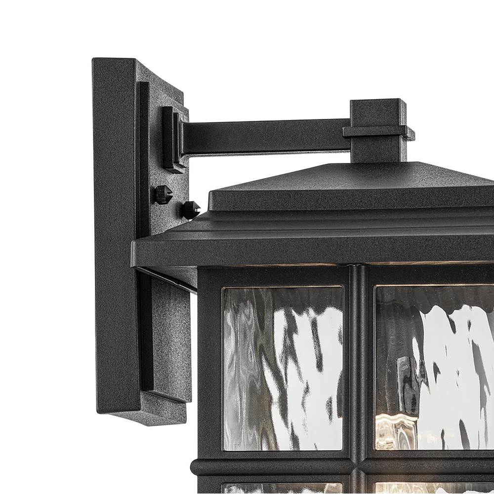 Kichler Lighting 49830BKT Textured Black Outdoor Wall 1lt Image 5