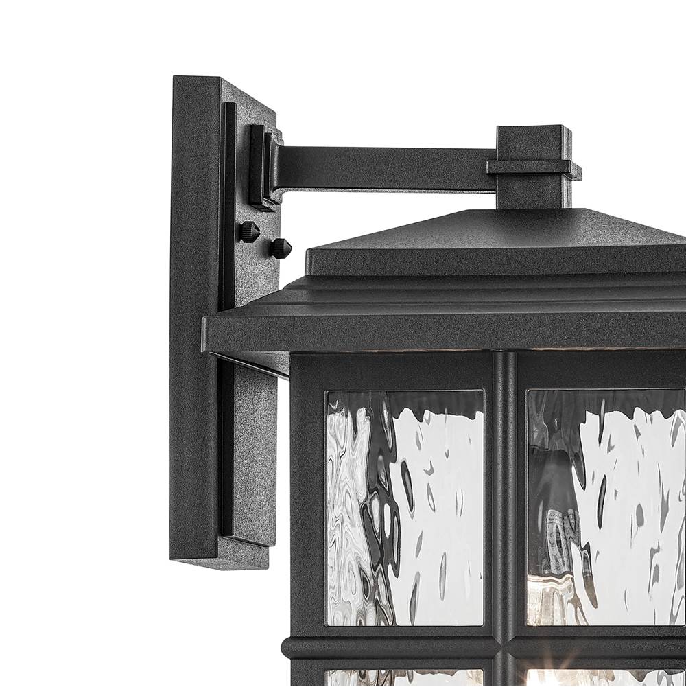 Kichler Lighting 49831BKT Textured Black Outdoor Wall 1lt Image 6