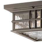Kichler Lighting 49834OZ Olde Bronze Outdoor Ceiling 2lt Image 8
