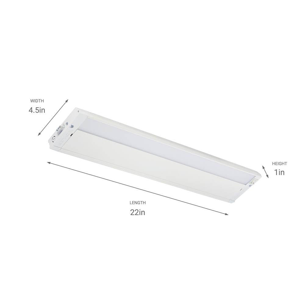 Kichler Lighting 4U30K22WHT Textured White 4u Led Ucab 3000k - 22 Image 4