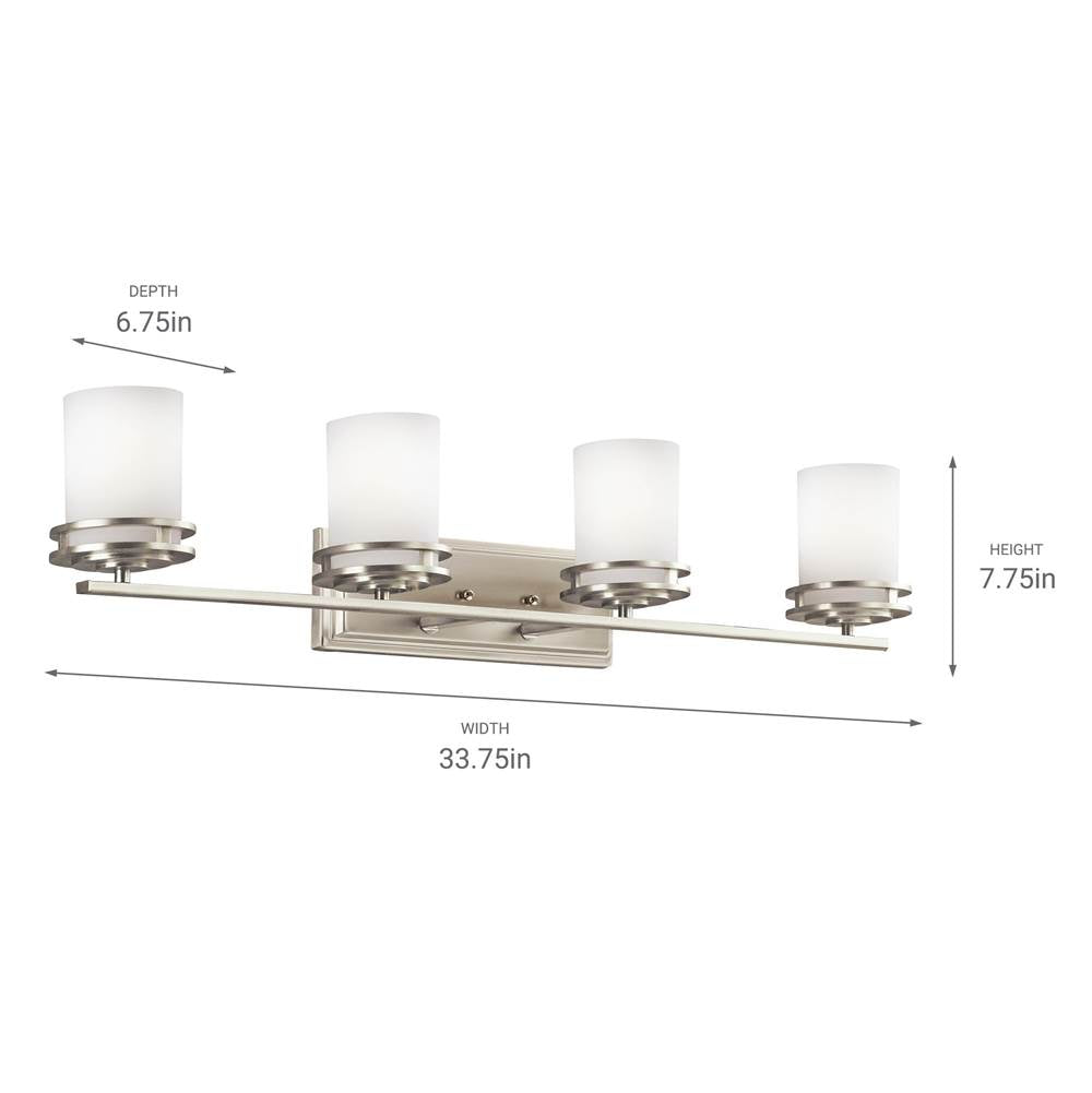 Kichler Lighting 5079NI Brushed Nickel Bath 4lt Image 3