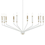 Kichler Lighting 52348WH White Armand 38.25'' 10-light Chandelier In White Image 3