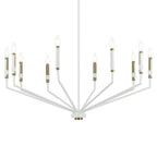 Kichler Lighting 52348WH White Armand 38.25'' 10-light Chandelier In White Image 4