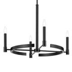 Kichler Lighting 52426BK Black Tolani 20.25'' 4-light Chandelier In Black Image 4