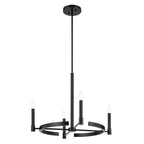 Kichler Lighting 52426BK Black Tolani 20.25'' 4-light Chandelier In Black Image 1