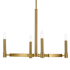 Kichler Lighting 52426BNB Brushed Natural Brass Tolani 20.25'' 4-light Chandelier In Brushed Natural Brass Image 3